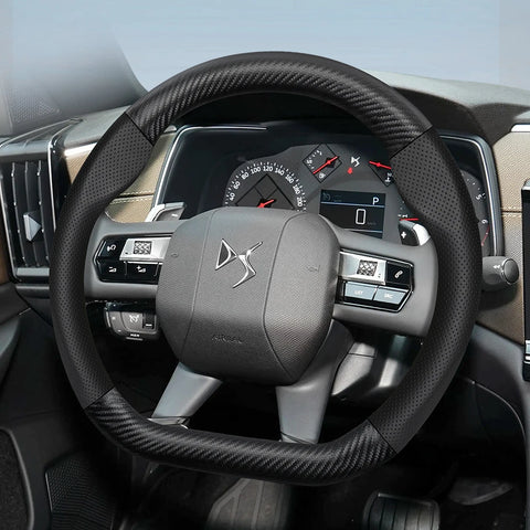 Matte Carbon Fiber Wheel Cover for DS 3 4 5 7 Car Interior Accessory Hocasen