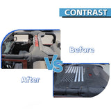 PVC Top Sunshade Cover for Jeep Wrangler JK 07-17