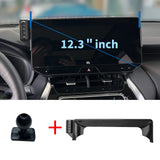 Smart Wireless Charging Phone Holder for Toyota Harrier 2021–2024
