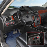 Center Console Knob Ring for Chevy Silverado 2007-2013 Car Interior Accessory HEBE