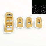 Door Switch Panel Trim Cover for Volvo V60/S60 Car Interior Accessory LINGLUYANG s60 2020-2025 amber
