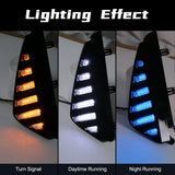LED DRL Turn Signal Lights for Nissan Sentra 2023-2024 Car Interior Accessory MAGIC COLORM
