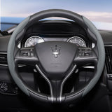 Quick Release Leather Wheel Cover for Maserati Models