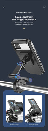 Phone Mount 360 Swivel for Universal Motorcycles