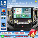 Android 15 Multimedia Stereo System for Mitsubishi Pajero Sport Android Head Unit RSNAVI