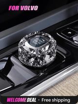 Crystal Start Knob Cover for Volvo XC60 XC90 S90 Car Interior Accessory LINGLUYANG