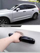 Door Handle Cover Black for Volvo XC60 2018-2024 Car Interior Accessory LINGLUYANG