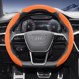 Sports Suede Steering Wheel Cover for Audi Models