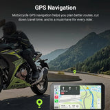 Android Head Unit Dual Dash Cam for Universal Motorcycle Android Head Unit Aoocci