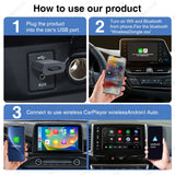 Mini Wireless CarPlay Dongle Adapter Universal OEM Fit