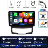 9-inch QLED Android 15 Head Unit for SsangYong Korando 3