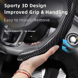 Carbon Fiber Wheel Cover for Fiat 500 Punto Car Interior Accessory Hocasen