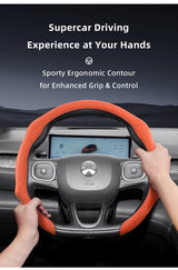 Nio Advanced Suede Snap-On Steering Wheel Covers