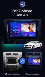 10-Inch Android 12 Touchscreen Head Unit for Skoda Octavia