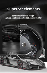 Breathable Carbon Fiber Leather Wheel for Suzuki Car Interior Accessory Hocasen