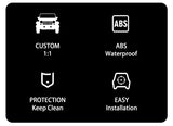 Rear Wheel Inner Fender Mud Flaps Suzuki Jimny JC74 Car Interior Accessory GMUNI