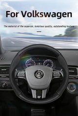 Carbon Fiber Wheel Cover for VW Golf Passat Polo Jetta Car Interior Accessory Hocasen