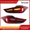 LED Tail Lights with Sequential Signal for Elantra 2011-2016