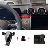 Smart Wireless Charging Phone Mount for Mercedes GLC 2023–2025