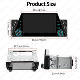1 Din CarPlay Android Auto for Universal Vehicles Android Head Unit AKAMATE