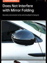 For Xpeng G6 2023 2024 Carbon Fibre Rearview Mirror Decorative Strip