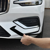 Black Mesh Fog Light Trim for Volvo S60 2020-2025 Car Interior Accessory LINGLUYANG