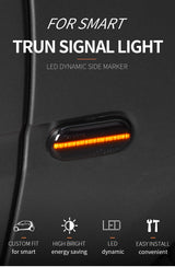 LED Side Marker Light for Smart Fortwo 2009-2019 LED Ambient Light GMUNI