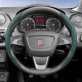Breathable Leather Steering Wheel Cover for Seat Ibiza, Arona, Leon
