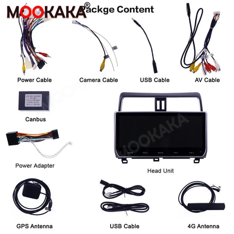 12.3-Inch Android 13 Head Unit for Toyota Land Cruiser 2018-2022 Android Head Unit Aotsr