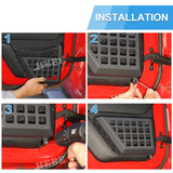 Storage Box Pockets for Jeep Wrangler JK 2011-2017 Car Interior Accessory HEBE