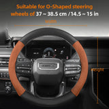 Suede Matte Carbon Fiber Steering Cover for GMC Sierra