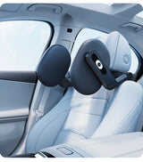 360° Adjustable Memory Foam Car Headrest Pillow Ice-silk Fabric for Kids & Adults Car Travel