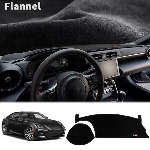 Premium Synthetic Fiber Dashboard Cover for Toyota 86 Dashboard Mat CATUSIKI