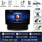 Android 15 Multimedia GPS Player for Renault Trafic 2
