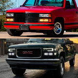 Switchback LED Turn Signal Light for Chevy GMC 88-98 Car Interior Accessory iJDM