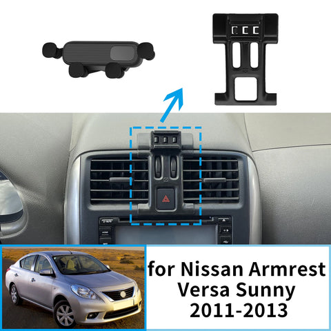 Fast Wireless Charging Phone Mount for Nissan Versa N17 Car Phone Holder CATUSIKI