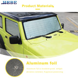 Aluminum Window Visor for Suzuki Jimny 2019 Car Interior Accessory HEBE