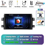 2K QLED Android 15 Multimedia Head Unit for Suzuki SX4 2006-2013