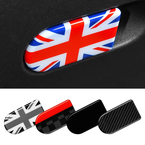 3D Glove Box Handle Sticker for Mini Cooper Aceman Car Interior Accessory GMUNI