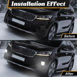 4 Eyes LED DRL Fog Lamp for Kia Sorento Prime 2019 Car Interior Accessory MAGIC COLORM