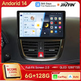 Wireless CarPlay Android Multimedia Unit for Peugeot 207 2008–2014 Android Head Unit JIUYIN