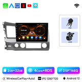 10-inch Android 12 Multimedia Radio for Honda Civic 2005–2012
