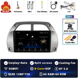 2K QLED Android Head Unit with CarPlay for Toyota RAV4 2000–2003