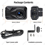 2K Dashcam Recorder for Motorcycle GPS Position Dashcam AKAMATE
