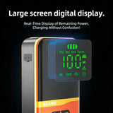 Car Jump Starter with Tire Inflator, 1000A 12V Portable Emergency Booster with Power Bank Function Jump Starter, Air Compress