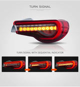 Full LED Tail Lights Sequential for Toyota 86/BRZ Car Interior Accessory Vland