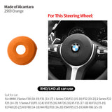 For BMW 1er 2er 3er 5er X1 X2 X3 X4 X5 X6 Steering Wheel Panel Cover Boot Decoration Anti Scratch Car Interior Tuning Accessory