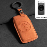 Car Key Case Shell for Chery Tiggo 8 Pro, 8plus, New 5, 7pro - Suede Car Keychain