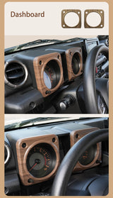 Wood Grain Console Panel Trim for Suzuki Jimny JB74