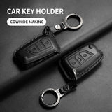 Genuine Leather Car Key Case Cover For Toyota Auris Verso Yaris Scion Aygo Corolla Reiz Avensis Rav4 Levin Camry Leather Car